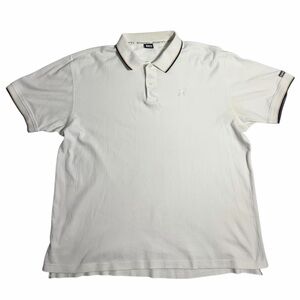 Vintage ESPN Golf Polo White Men's Large Golf Club Logo